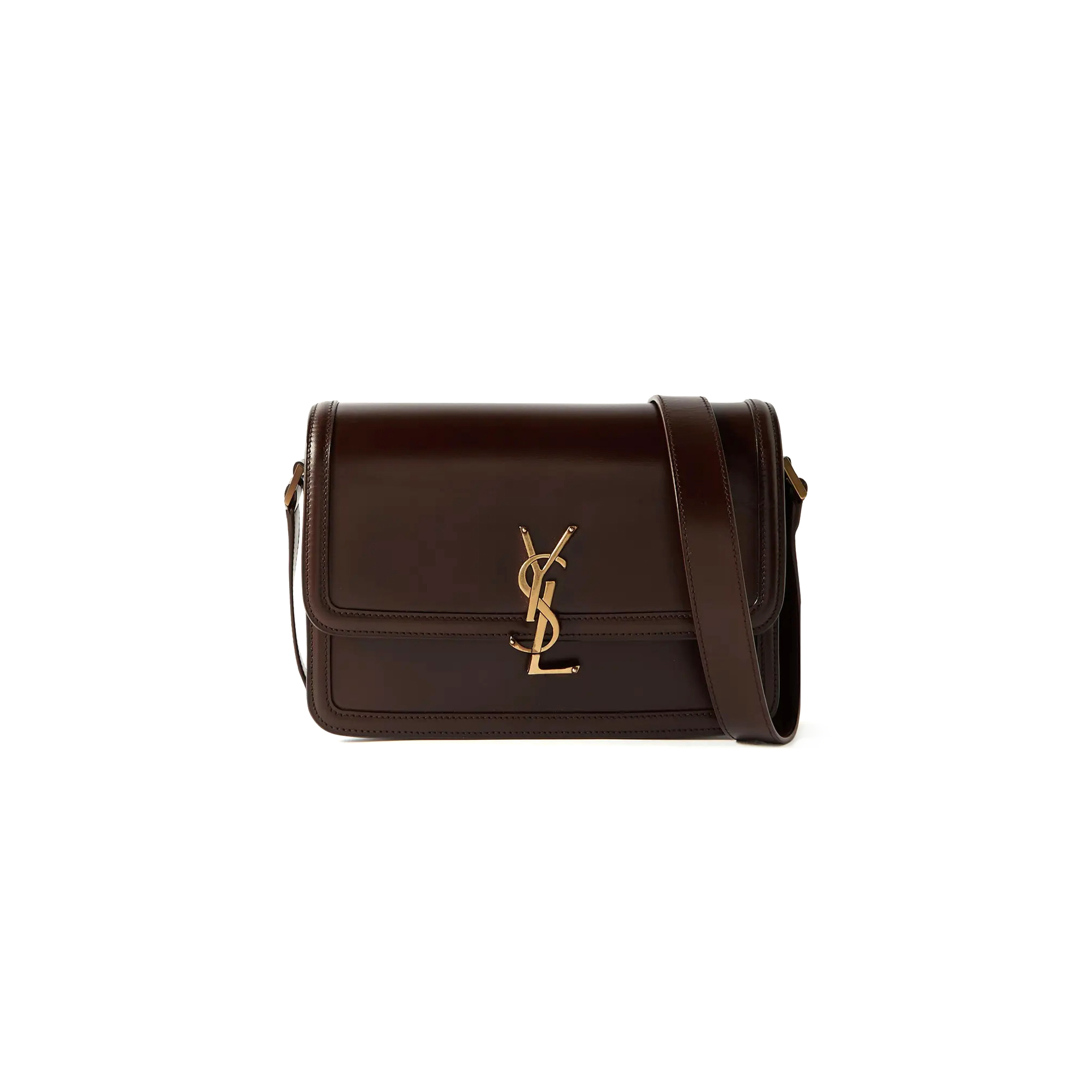 YSL SOLFERINO MEDIUM SATCHEL IN BOX SAINT LAURENT 7110390SX0W2877 (23*16*6cm)